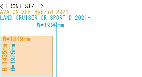 #AVALON XLE Hybrid 2021- + LAND CRUISER GR SPORT D 2021-